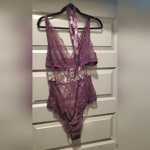 Size 22/24 plum one piece lingerie